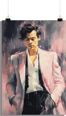 Produktbild von Harry Styles Poster - Walking in Style Poster - Musik Poster - 51x71cm - Perfekt zum Einrahmen