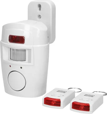 Produktbild von Mini rádiový alarm s integrovanou sirénou s diaľkovým ovládaním 6 m, 2 diaľkové ovládače AS-1