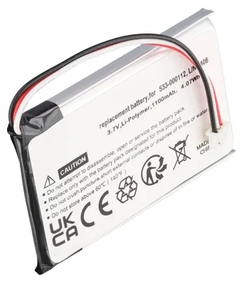 Produktbild von Ersatz-Akku LiPoly 3,7V 1100mAh passend für Logitech K830
