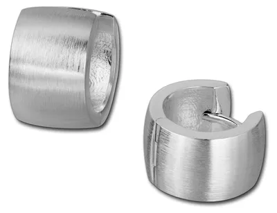 Immagine prodotto di Orecchini a cerchio da donna SilberDream, argento 13mm, finitura opaca, argento sterling 925, modello D3SDO372M