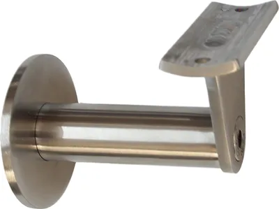 Produktbild von Edelstahl Handlaufhalter HLH 0030 gewölbte Auflage 2 Teilig Handlaufträger Stütze