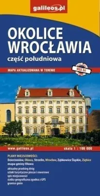 Imagen del producto de Alrededores de Breslavia, parte sur, escala 1:100.000 (mapas turísticos en polaco)