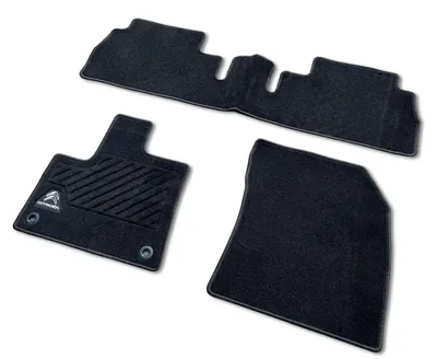Productafbeelding van Citroën Berlingo, 3 vloermatten, velours, zwart, met logo