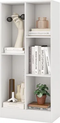 Produktbild von GOPLUS Bücherregal, 3 Ebenen Würfelregal freistehend, Standregal Kinderregal Spielzeugregal Bücherschrank für Leseecke, Weiß,50 x 24 x 104 cm