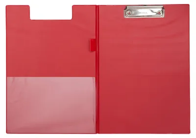 Produktbild von MAUL Schreibmappe A4 Hochformat Karton Folie rot