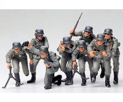 Produktbild von Tamiya 35030 - 1/35 WWII Figuren Set Deutsche Infantrie - Neu