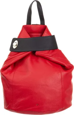 Produktbild von Prato LM Shahid Cityrucksack AL17 glattes Rindleder black/dark red