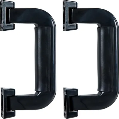 Produktbild von HMF 14971-02 Koffergriff 2er Set, 16,5 x 7,5 cm, schwarz