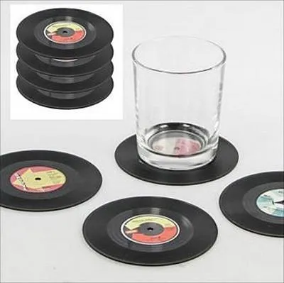 Produktbild von Getränkeuntersetzer Schallplatte, Vinyl