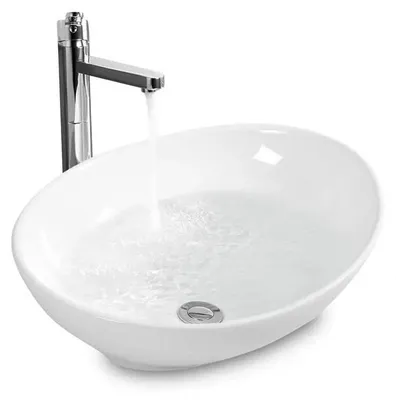 Immagine prodotto di Lavabi ovali in Vetroceramica per piani di lavoro