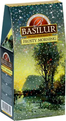 Zdjęcie produktu dla Basilur FROSTY MORNING herbata czarna ORANGE PEKOE - 100g