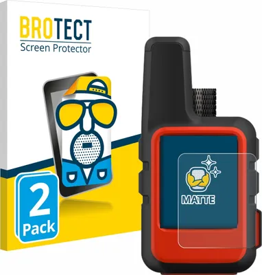 Produktbild von 2x BROTECT Schutzfolie für Garmin inReach Mini Displayschutz Displayschutzfolie Folie Matt Entspiegelungsfolie