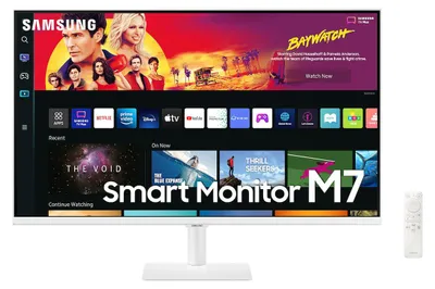 Produktbild von Samsung S32BM701UU, 81,3 cm (32"), 3840 x 2160 Pixel, 4K Ultra HD, LED, 4 ms, Weiß