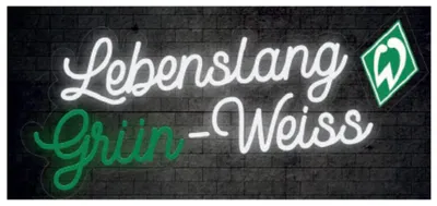 Productafbeelding van SV Werder Bremen LED-logo, levenslang