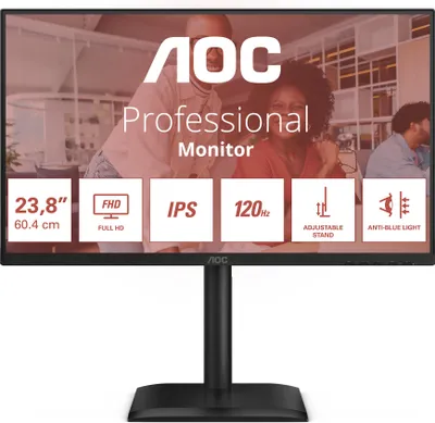 AOC 23 8' 16 9 IPS HAS D-SUB x 1 HDMI - Flachbildschirm (TFT/LCD) - 24"