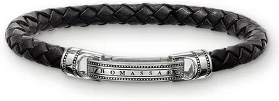 Produktbild von Thomas Sabo Lederarmband Schwarz LB40-008-11-L Herrenarmband