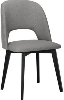Immagine prodotto di Sedia da pranzo imbottita AFTON 7 - nero / grigio