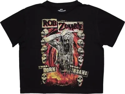 Produktbild von Rob Zombie Born to Go Insane Black 2XL Damen T-Shirt