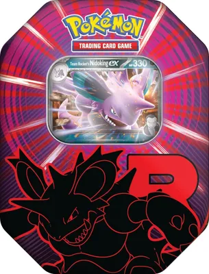 Obrázek produktu pro Pokémon TCG: Team Rocket Tin náhodný výběr