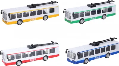 Produktbild von Metall-Trolleybus mit Effekten 16 cm