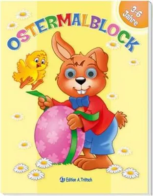 Produktbild von Ostermalbuch Kulleraugen 3-6 Jahre