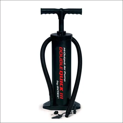 Produktbild von Intex 68615 Quick Doppelhub Luftpumpe, Höhe: ca. 48 cm - Farbe: schwarz