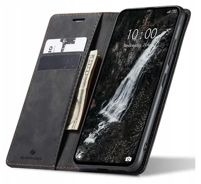 Immagine prodotto di SPACECASE Custodia flip a portafoglio per Xiaomi mi Note 14 5G Nero