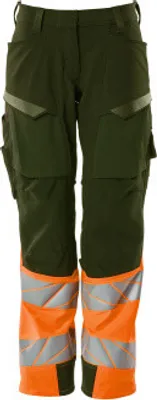 Produktbild von Mascot Hose mit Knietaschen 19178-511-3314 Gr. 82C56 moosgrün/orange
