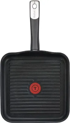 Produktbild von Tefal Grillpfanne C63340 Grillpfanne Induktion 26x26 cm, Gusseisen Steakpfanne, Grill Pfanne, Aluminiumguss (1-tlg., Antihaftbeschichtet, Bratpfanne