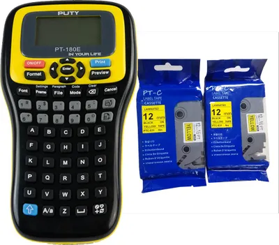 Obrázok produktu pre Ručný štítkovač pre čiarové kódy a samolepiace štítky MarkMate-180DKCB + samolepiace štítky TapeMate-12BY8A