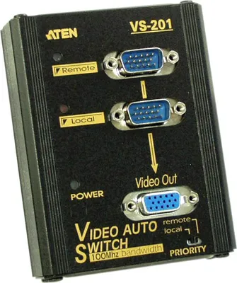 Obrázek produktu pro ATEN VS201, VGA, 1920 x 1440, 100 MHz, 1920 x 1440 px, 200 g, 98 x 104 x 24 mm
