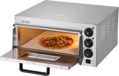 Zdjęcie produktu dla Komercyjny piec do pizzy na blat Elektryczny piec do pizzy na pizzę o średnicy 16 cali Do użytku w pomieszczeniach