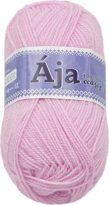 Zdjęcie produktu dla Przędza ÁJA - 50 g / 217 m - Różowa