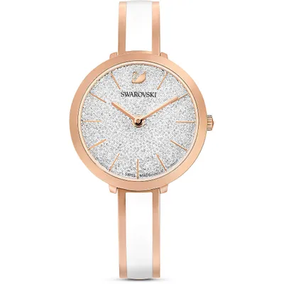 Produktbild von Swarovski 5580541 Damen-Armbanduhr, Roségold-Gehäuse, Metall-Armband