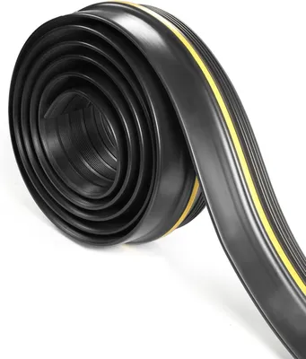 Produktbild von Dichtungsband Garagentordichtung, 3 m/12 mm, Türunterdichtung, Gummi, Vordertürdichtung, Garagenboden, universelle Türbodendichtung für Garage, Lager,