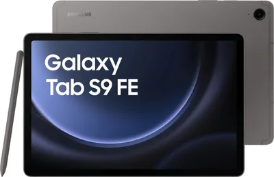 Produktbild von Samsung Galaxy Tab S9 FE S9 FE Samsung Exynos 256 GB 27,7 cm (10.9") 8 GB Wi-Fi 6 (802.11ax) Android 13 Grau