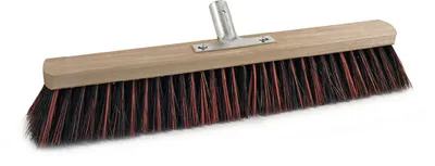 Produktbild von Sorex Besen Arenga / Elaston Länge 500mm 5Reihen mit Metallstielhalter Flachholz - 25721