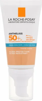 Obrázek produktu pro Anthelios opalovací přípravek na obličej Ultra Protection Hydrating Tinted Cream SPF50+ pro ženy 50 - La Roche-Posay