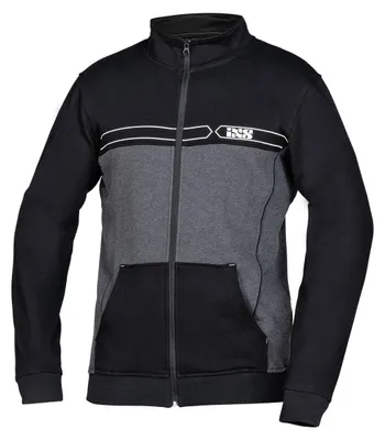 Produktbild von iXS Team Jacke Zip-Sweat 1.0 schwarz-grau Größe: XL