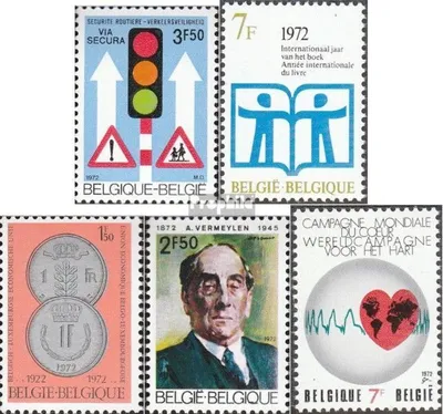 Produktbild von Briefmarken Belgien 1972 Mi 1671,1672,1673,1674,1675 (kompl.Ausg.) postfrisch Verkehrssicherheit