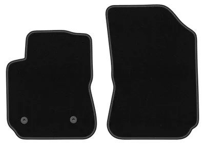 Image de Tapis avant en moquette pour Citroen C4 Cactus 2014-2018 (crossover) – 2 pièces, noirs, sur mesure – Wielganizator BASIC