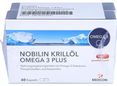 Produktbild von Nobilin Krillöl Omega 3 Plus Kapseln, 120 St. Kapseln