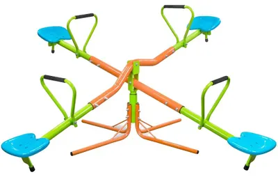 Immagine prodotto di Altalena per bambini, girevole a 360°, divertimento all'aperto in tutta sicurezza, verde