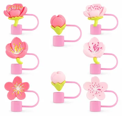 Becherzubehör-Set, 8 Stück, Kunststoff