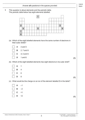 Zdjęcie produktu dla Edexcel International GCSE Chemistry Practice Papers