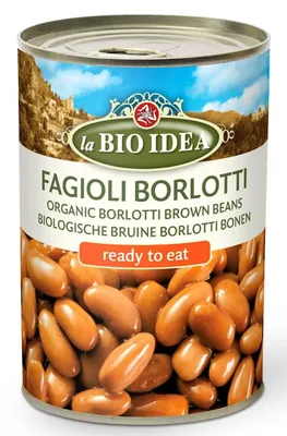 FASOLA BORLOTTI W ZALEWIE BIO 400 g (240 g) - LA BIO IDEA