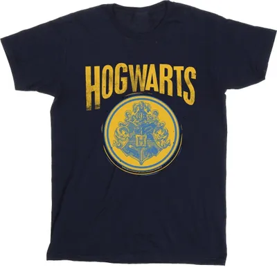 Immagine prodotto di Harry Potter - Maglietta "Hogwarts" da uomo BI30564 (L) (blu navy)