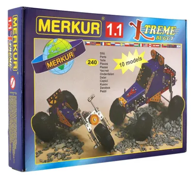Image de Set MERKUR 016 Buggy 10 modèles 205pcs en boîte 26x18x5cm