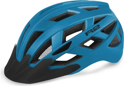 Image de Casque de vélo R2 Lumen ATH18, bleu mat, taille L (58-62 cm) ATH18A5/L