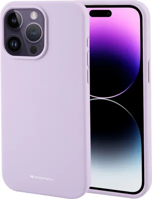 Zdjęcie produktu dla Dla iPhone 15 Pro Max GOOSSPERY SILICONE Silky Soft TPU Telefon Case (Purpurowy)